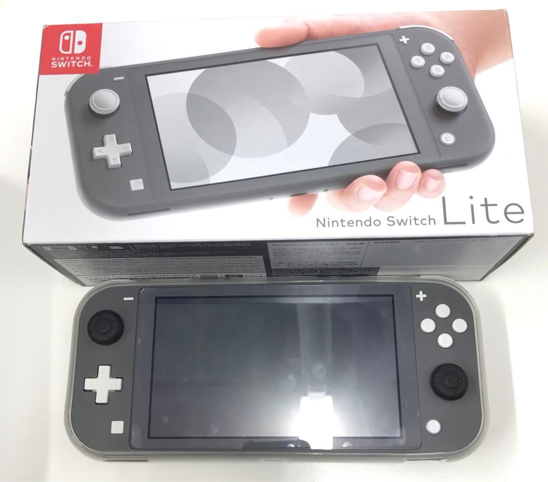 Nintendo Switch Lite Gray セミハードケース付き