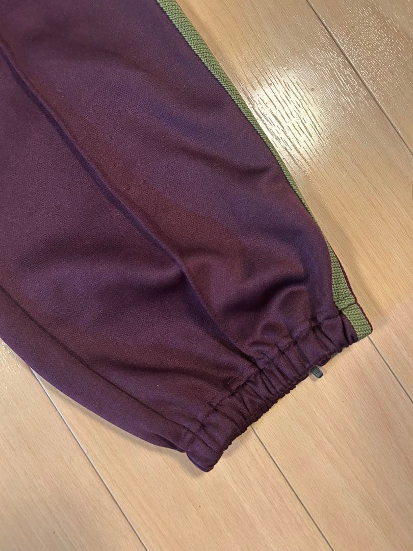 カールおじさん専用ニードルス　トラックパンツ　パープル✖️グリーン　Mサイズ