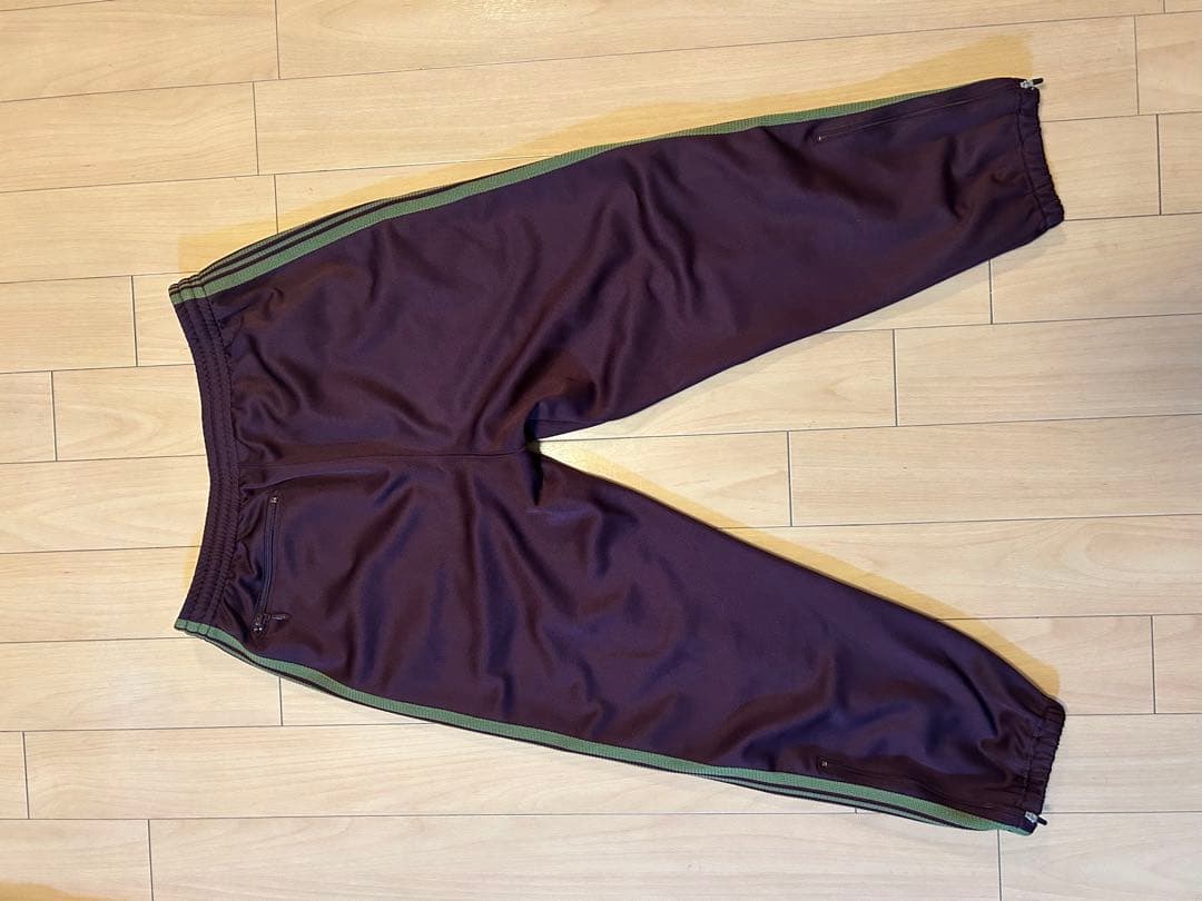 カールおじさん専用ニードルス　トラックパンツ　パープル✖️グリーン　Mサイズ