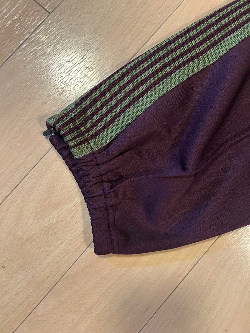 カールおじさん専用ニードルス　トラックパンツ　パープル✖️グリーン　Mサイズ