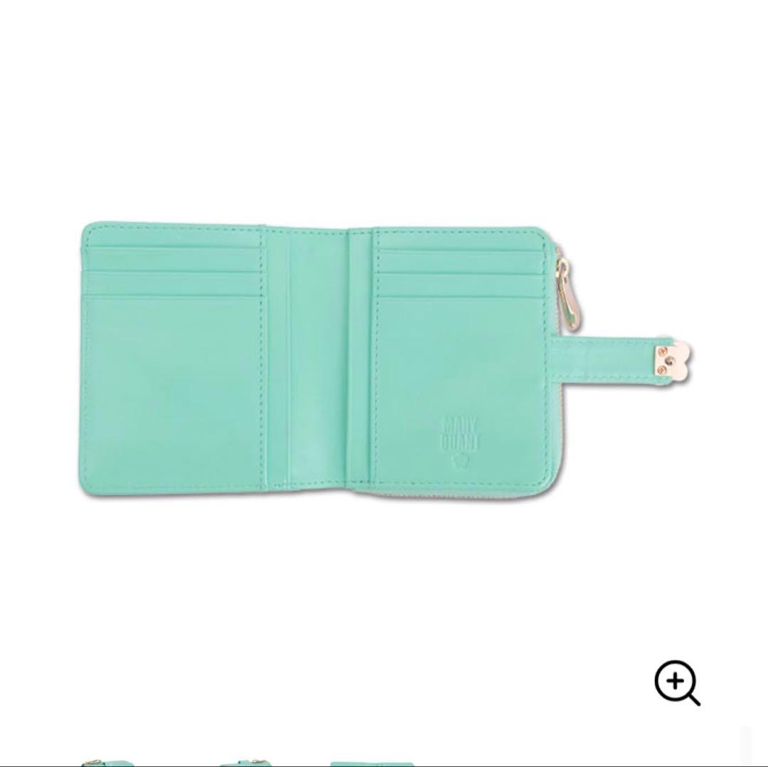 MARY QUANT ミントグリーン 二つ折り財布　箱付　ラッピング　ギフト