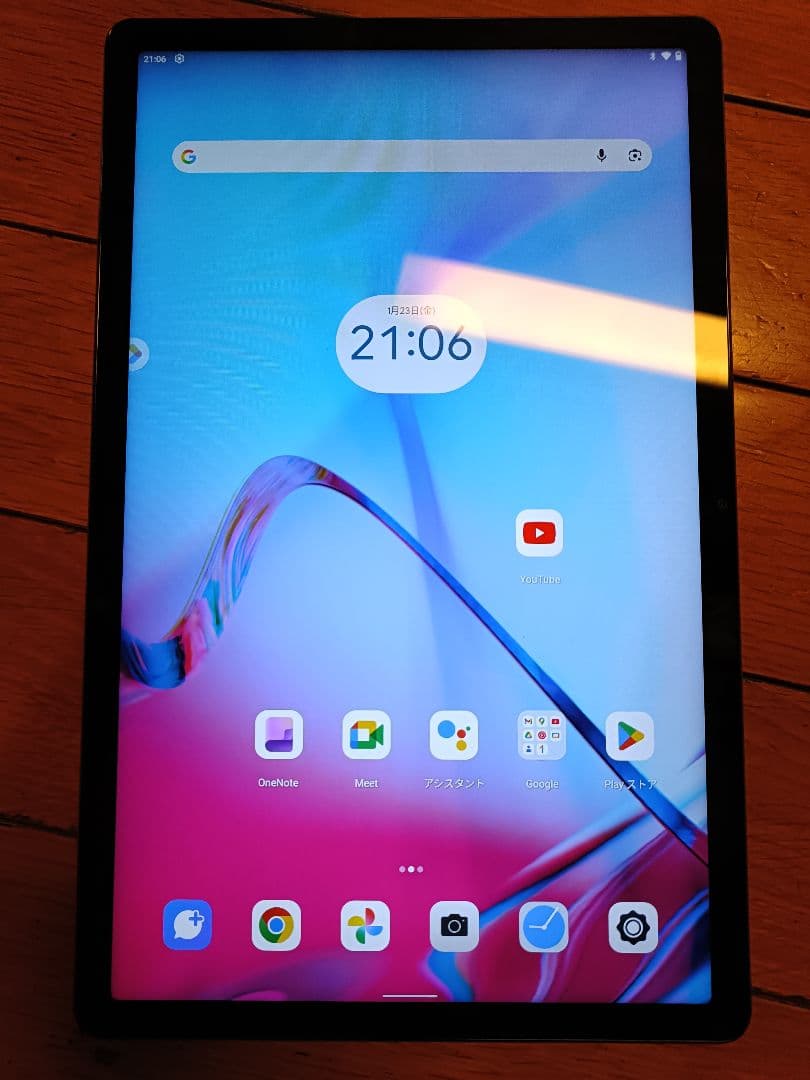 SIMフリー au LET01 Lenovo Tab P11 5G ホワイト