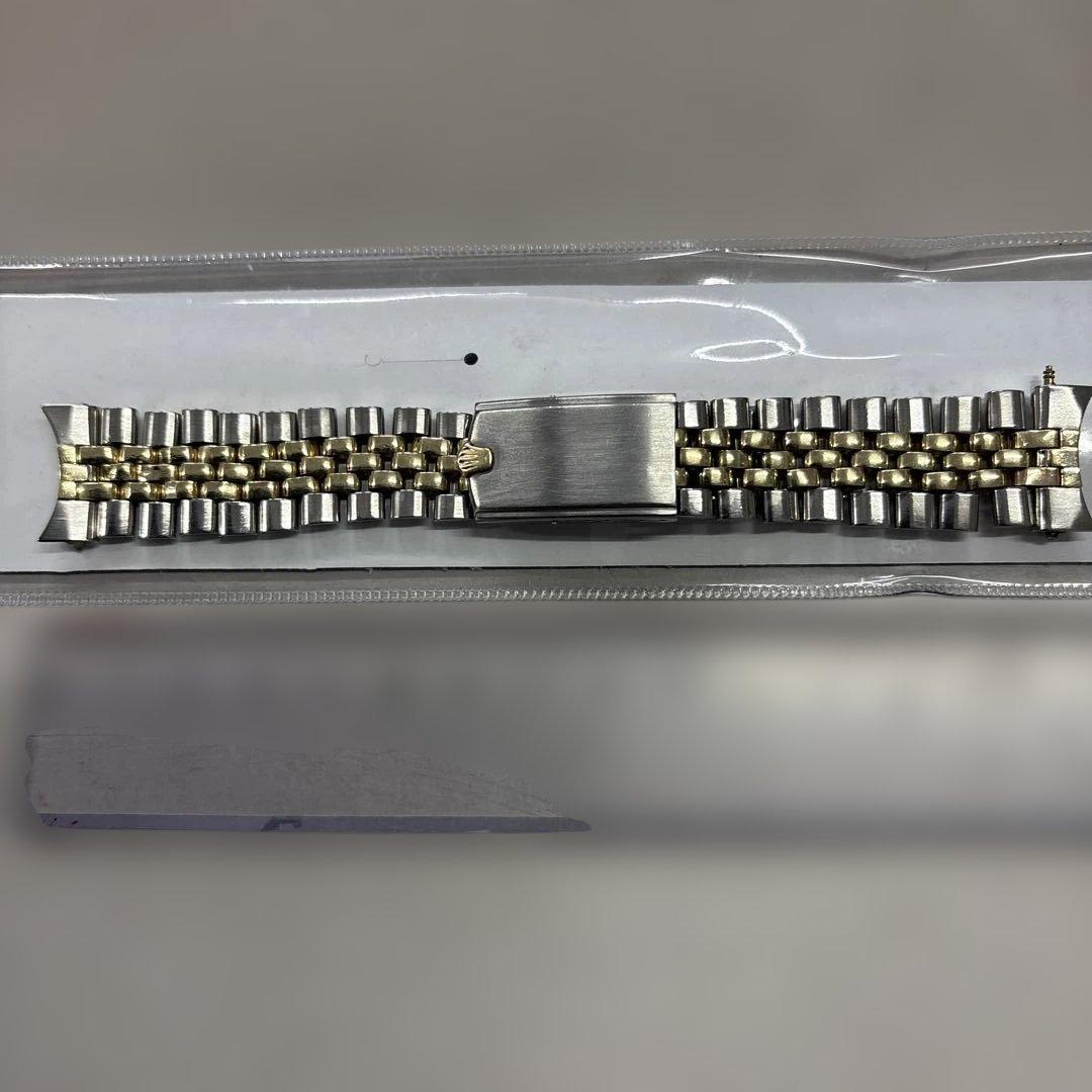 希少！ROLEX 【デベソ王冠】US ライスジュビリーブレス・コンビ20㎜純正品