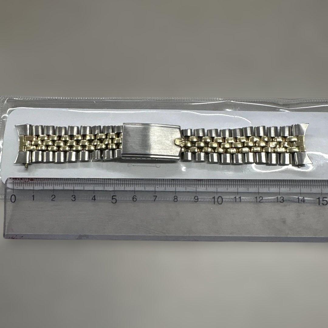 希少！ROLEX 【デベソ王冠】US ライスジュビリーブレス・コンビ20㎜純正品
