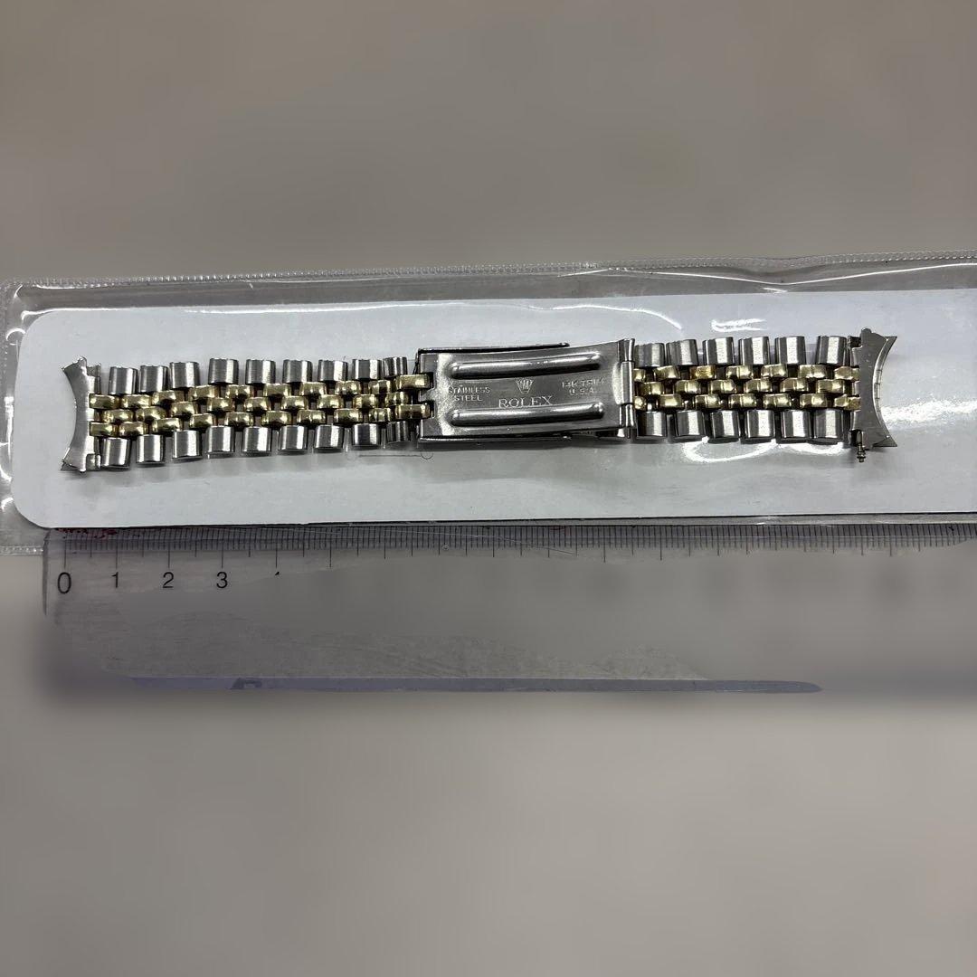 希少！ROLEX 【デベソ王冠】US ライスジュビリーブレス・コンビ20㎜純正品