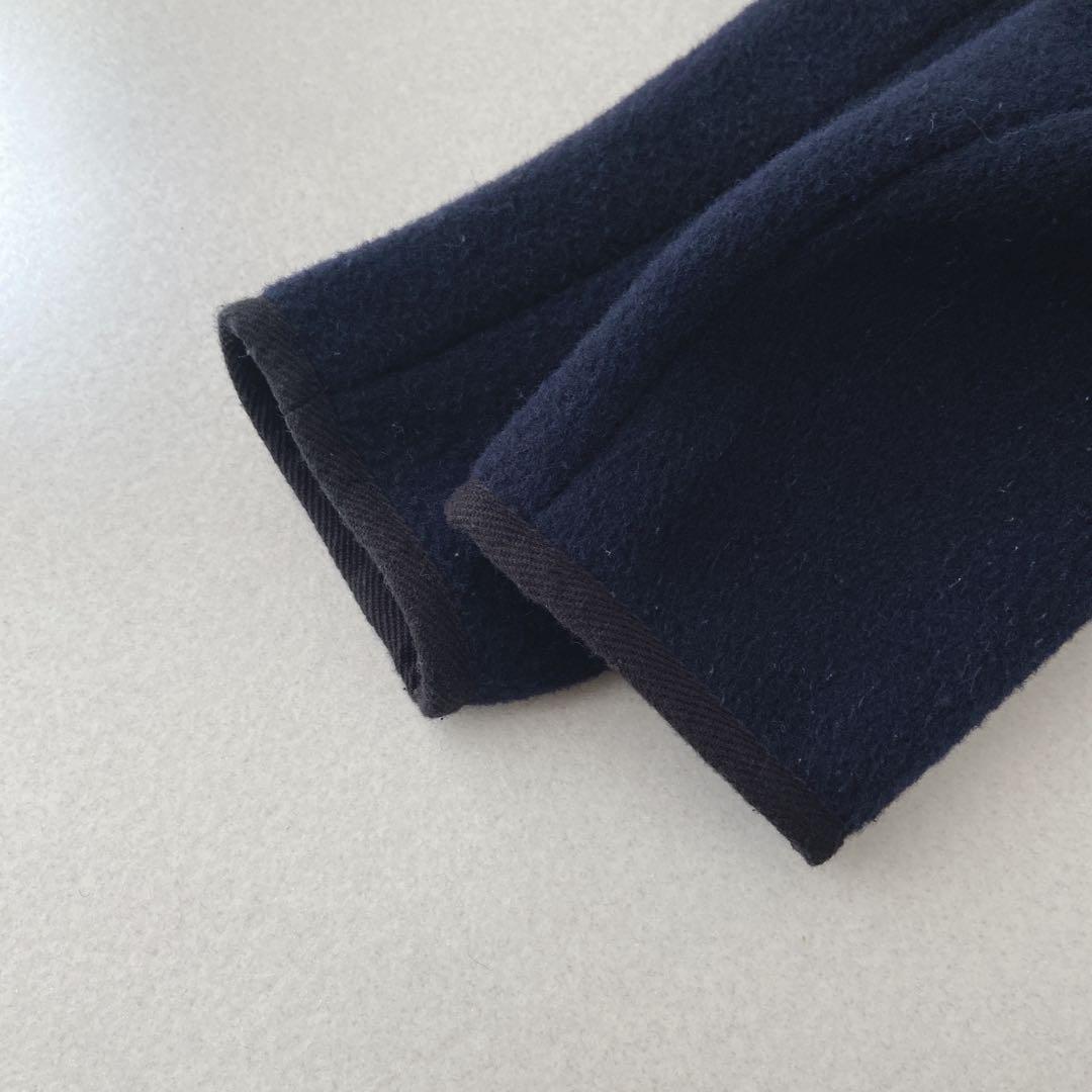 【DANTON】ダントン　近年　ノーカラー　ウールコート　ジャケット　日本製