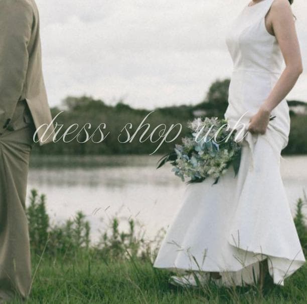 ウェディング　結婚式　前撮り　二次会　ソフトマーメイド　ノースリーブ　背中見せ