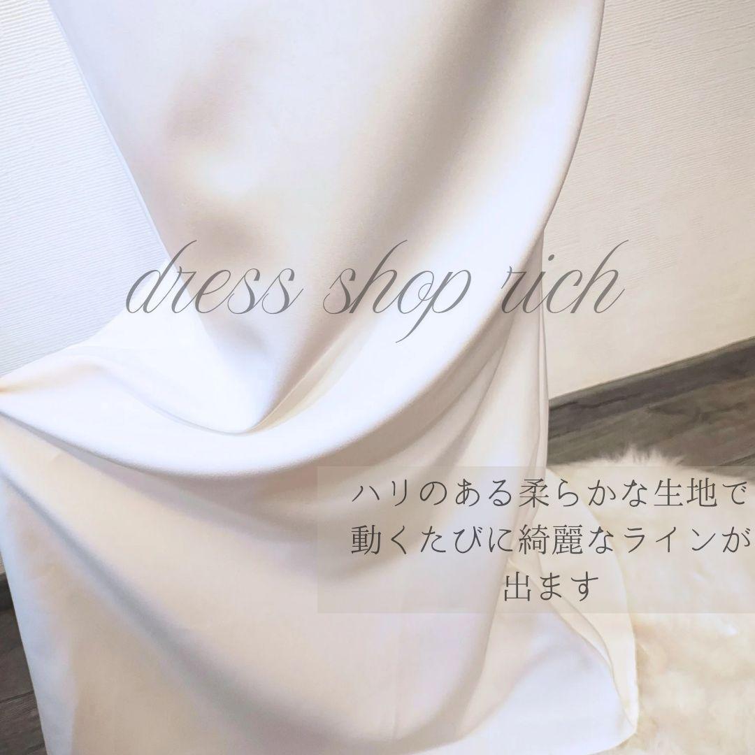 ウェディング　結婚式　前撮り　二次会　ソフトマーメイド　ノースリーブ　背中見せ