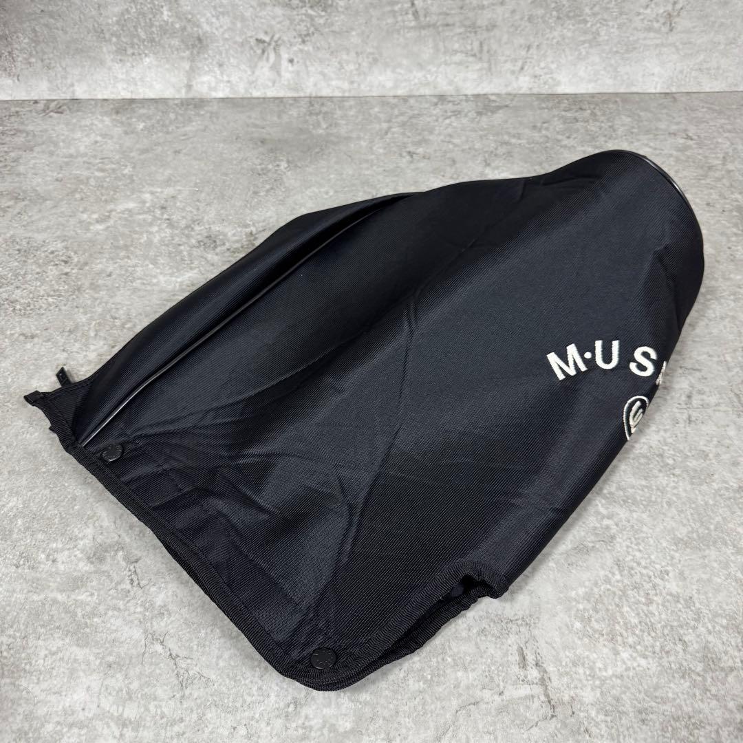 MU SPORTS キャディバッグ ブラック 犬デザイン 5分割 ゴルフ