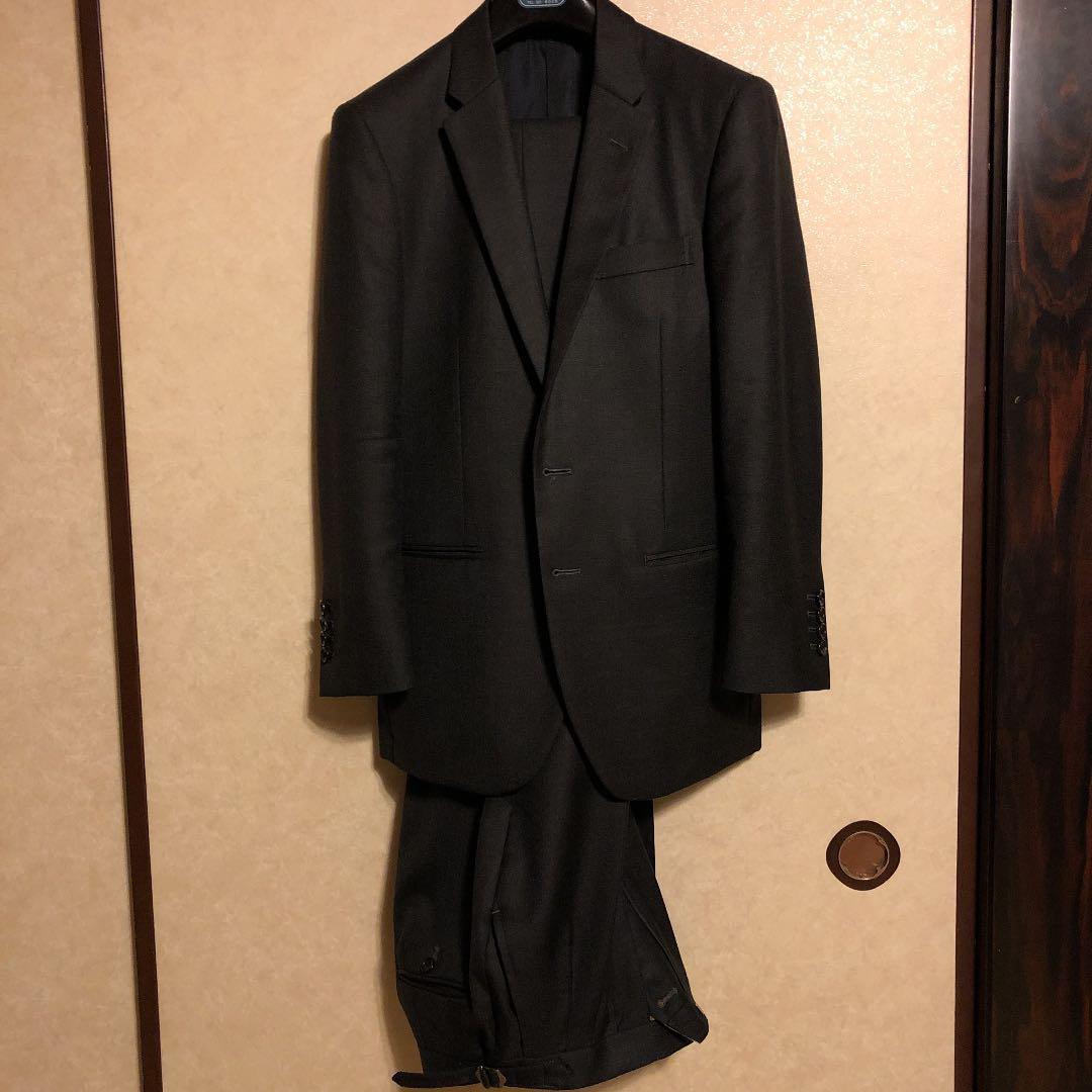 テーラーメイド オーダースーツ シングル 2B チャコールグレー スキャバル