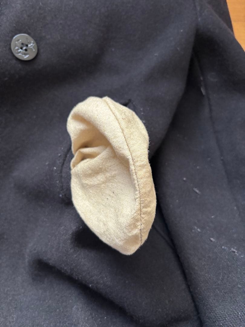 N*o様 ヴィンテージ　schott ＰコートU.S. 740N 42 黒