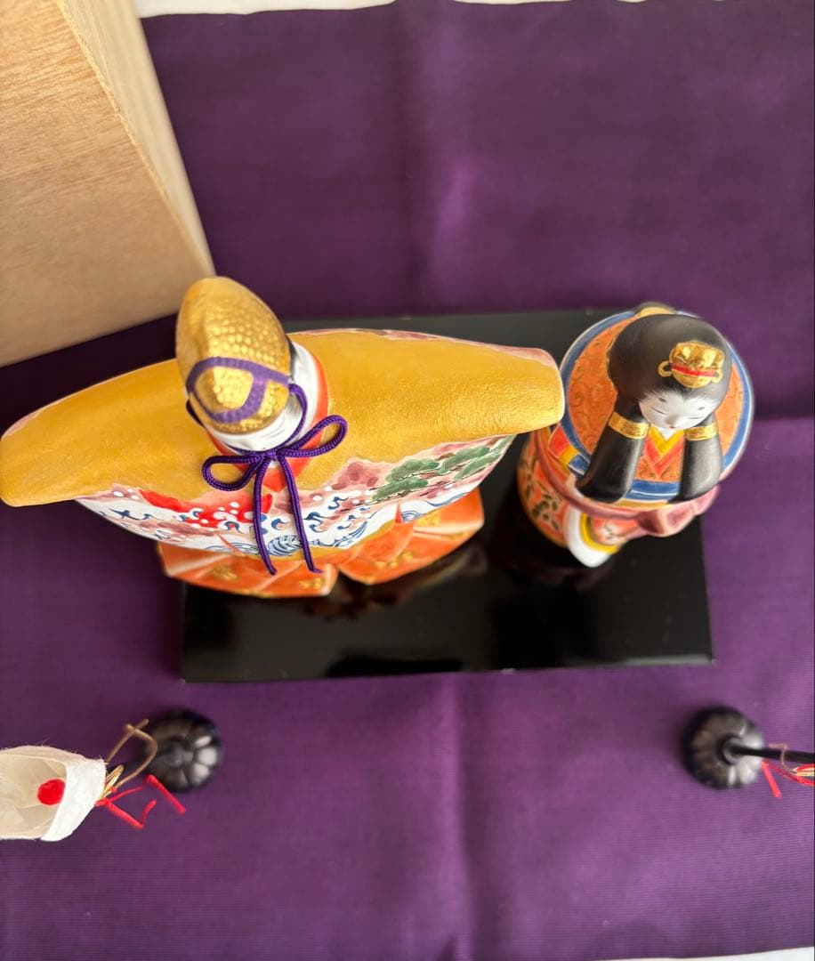 雛人形 佐藤好昭作 筑前博多人形 古典立雛 木箱付　３月　ひな人形　ひな祭り