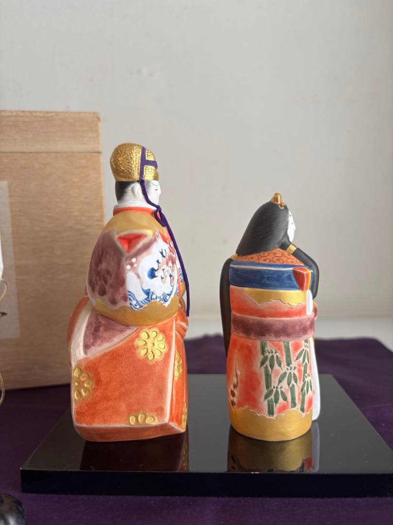 雛人形 佐藤好昭作 筑前博多人形 古典立雛 木箱付　３月　ひな人形　ひな祭り