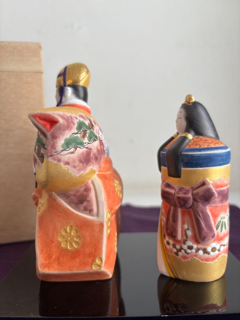 雛人形 佐藤好昭作 筑前博多人形 古典立雛 木箱付　３月　ひな人形　ひな祭り