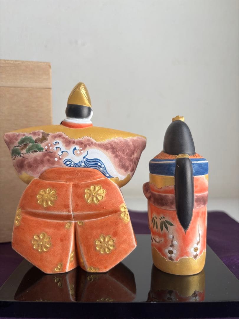 雛人形 佐藤好昭作 筑前博多人形 古典立雛 木箱付　３月　ひな人形　ひな祭り