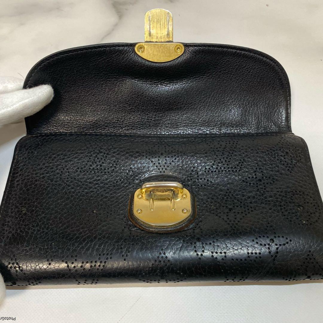 堅志郎❣️ルイヴィトン＊長財布＊マヒナ＊ブラック✨