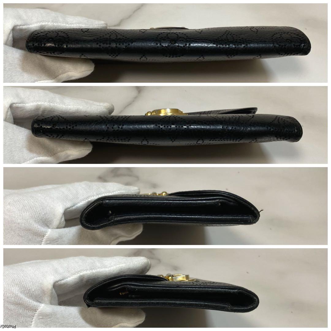 堅志郎❣️ルイヴィトン＊長財布＊マヒナ＊ブラック✨