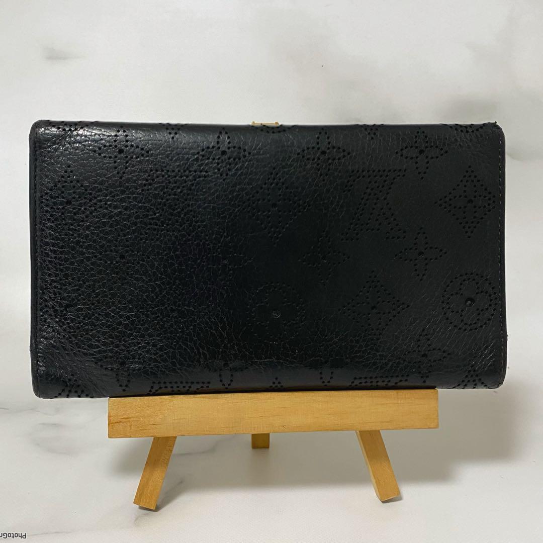 堅志郎❣️ルイヴィトン＊長財布＊マヒナ＊ブラック✨