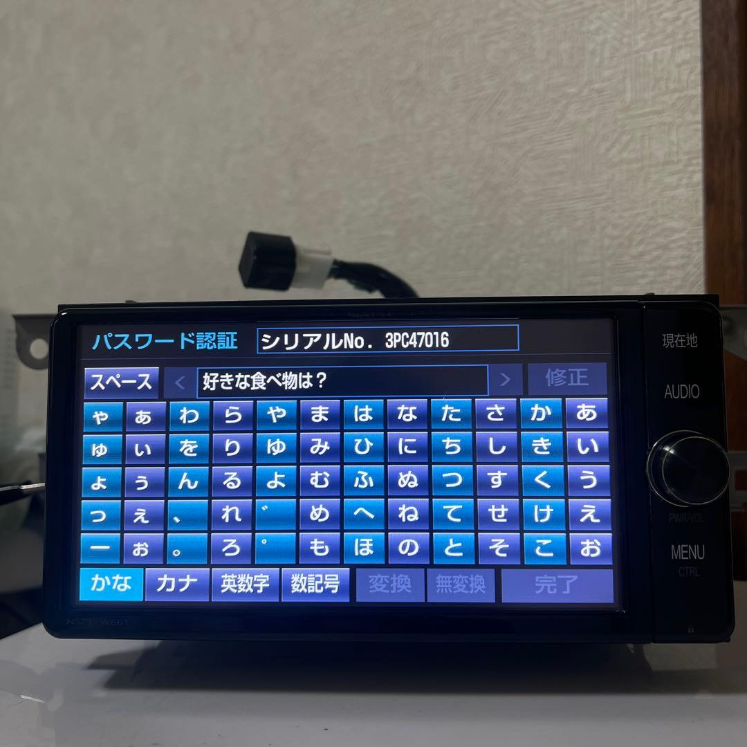 TOYOTA nszt-w66t カーナビゲーションシステム