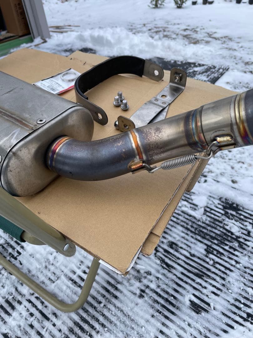 希少 レア グロム レーシングマフラー JC61 JC75 エンデュランス