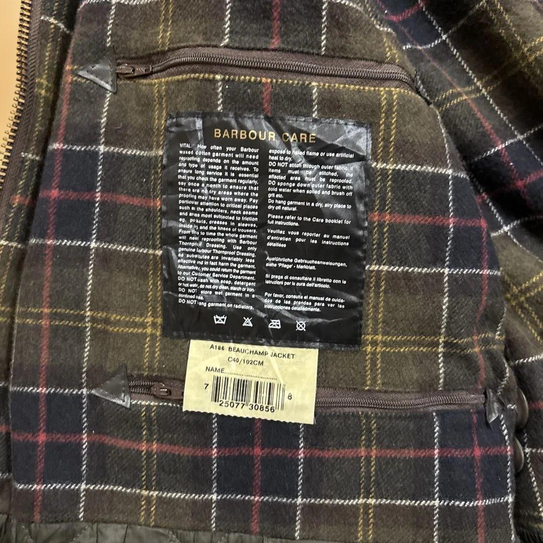 希少！英国製バブアーBarbour BEAUCHAMP ビューチャンプジャケット