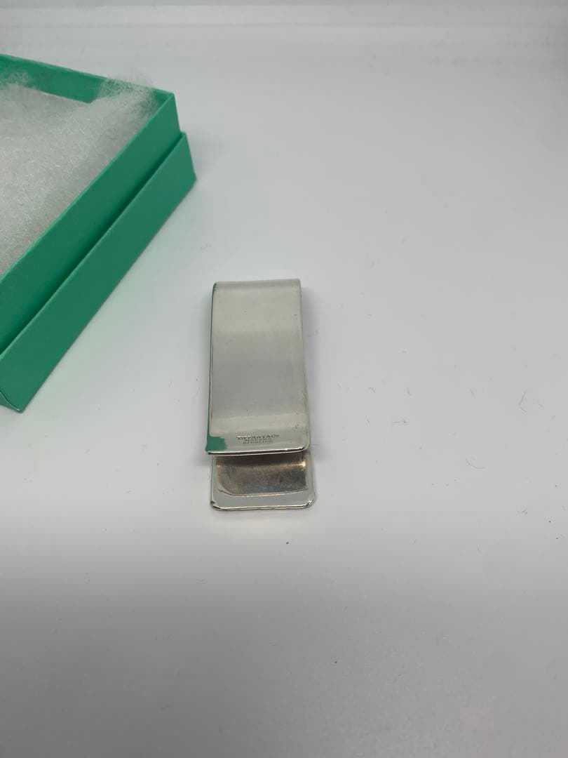 #102 Tiffany&co. ティファニー クロコ型押し マネークリップ