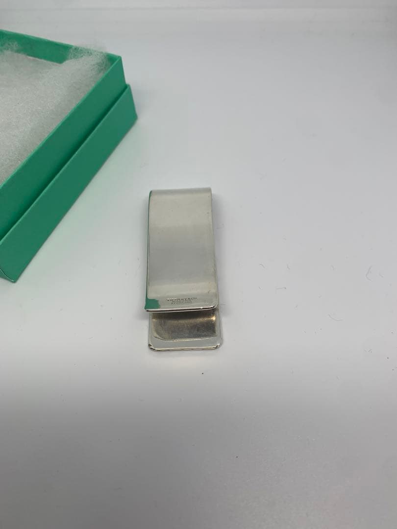 #102 Tiffany&co. ティファニー クロコ型押し マネークリップ