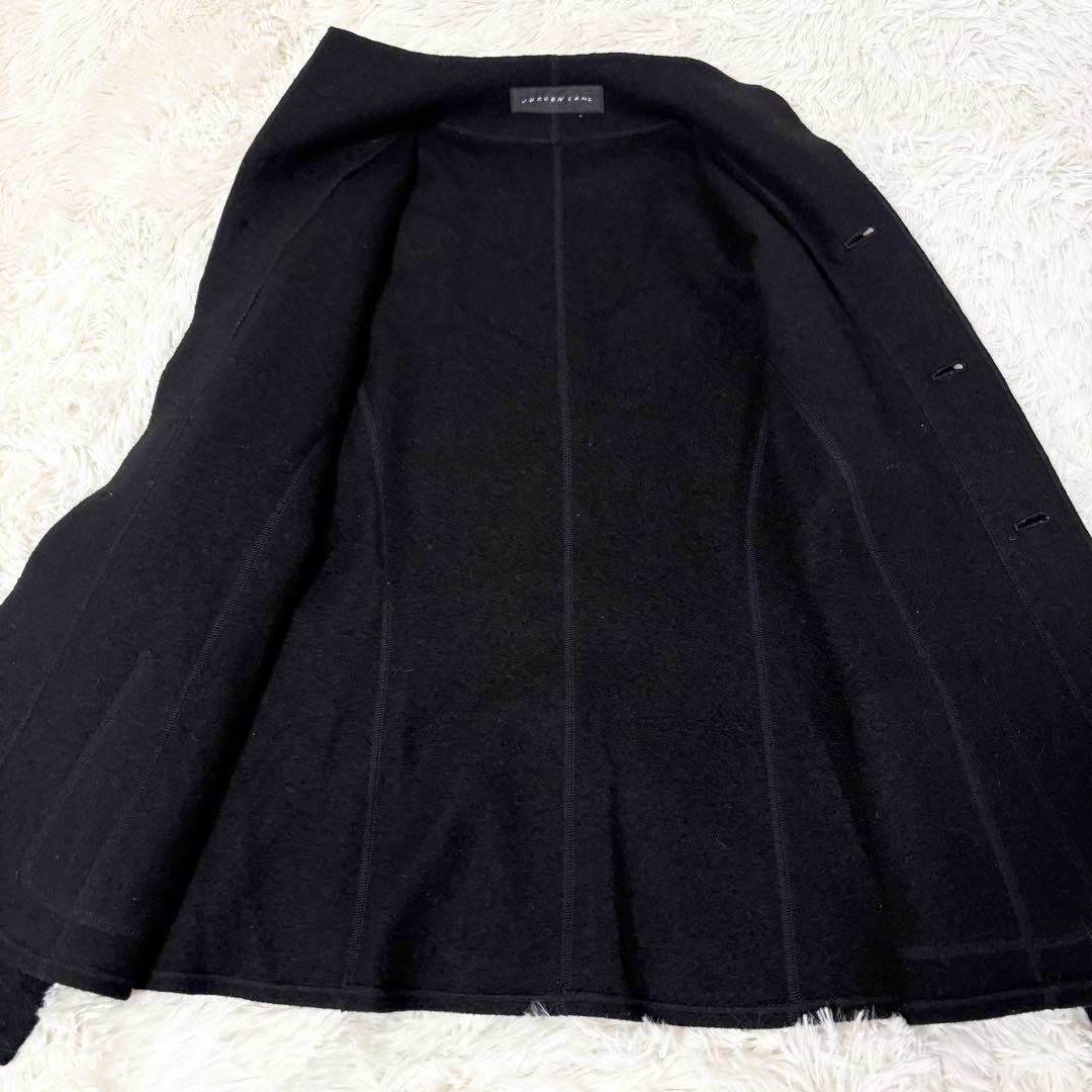 美品✨ヨーガンレール 圧縮ウール ジャケット コート 黒 2way