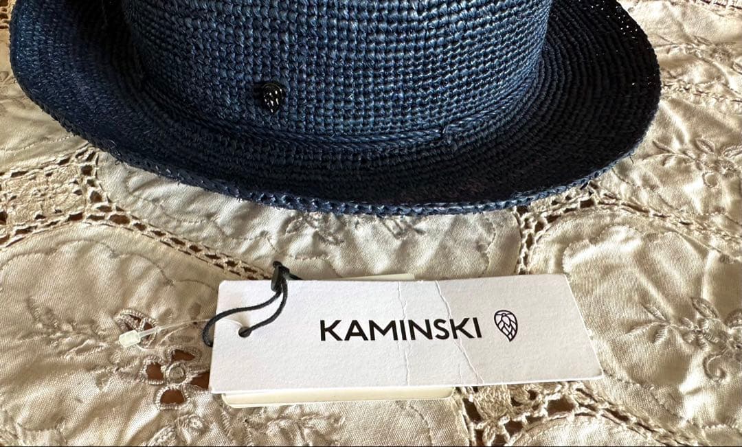 新品未使用ヘレンカミンスキー　ラフィア製フェドーラ　タグあります