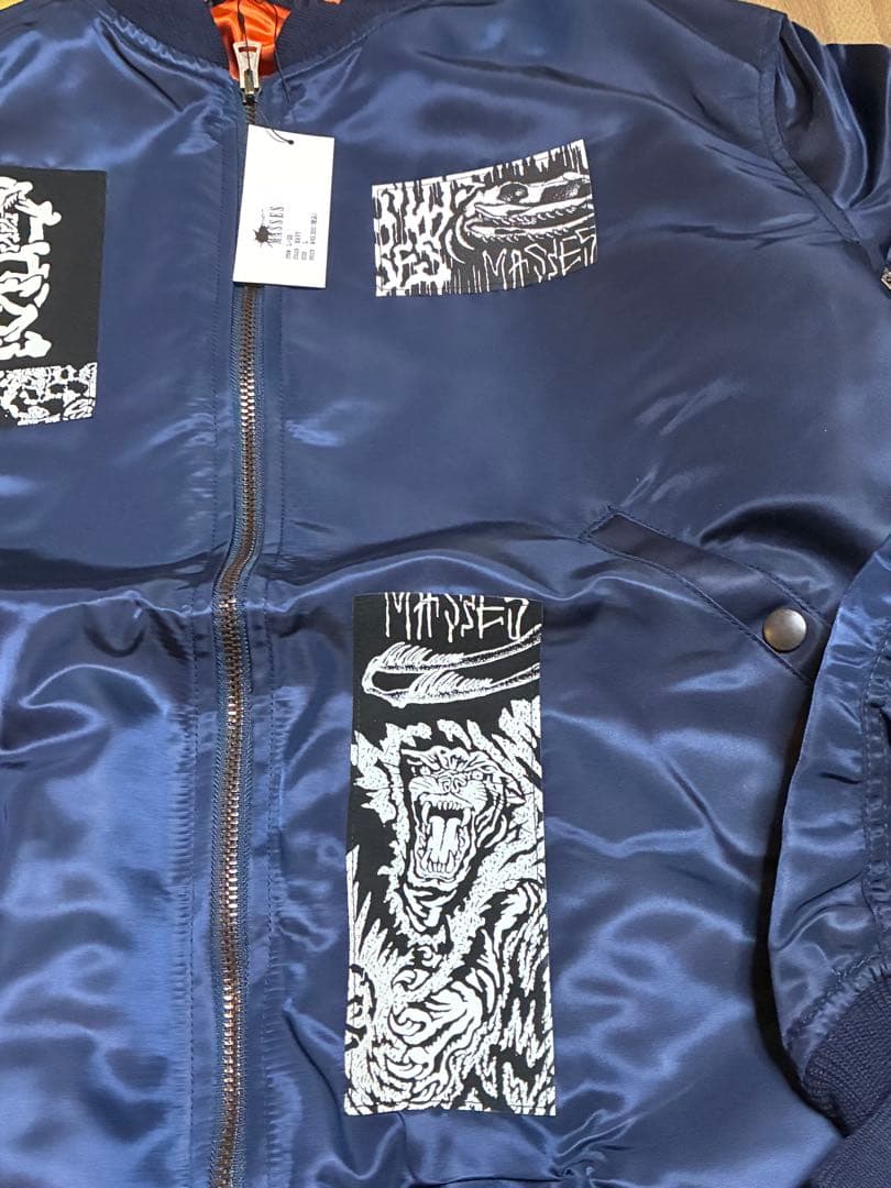 【新品】マシス masses フライトJKT L-2B ネイビー L 長瀬智也