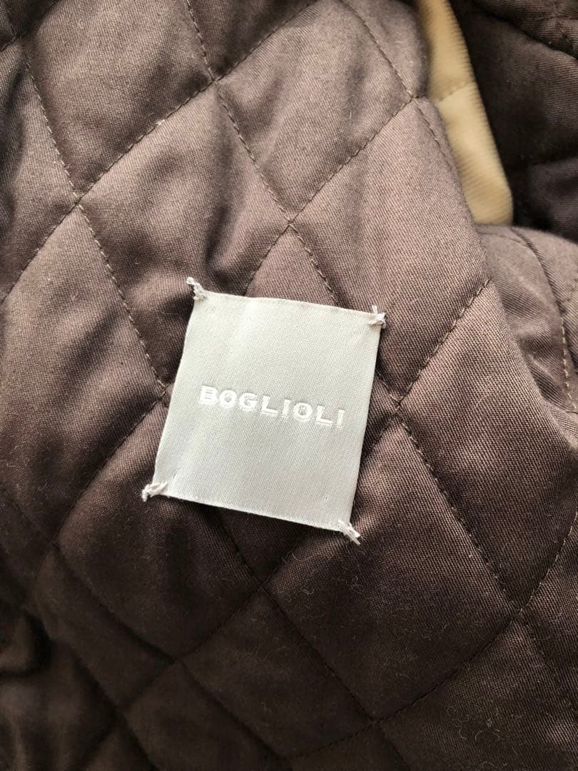 BOGLIOLI ボリオリCPOピーコート　中綿　ウールモッサ　ブラック