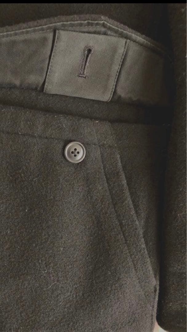 BOGLIOLI ボリオリCPOピーコート　中綿　ウールモッサ　ブラック