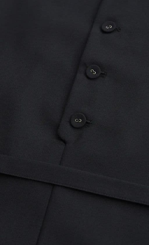 アトリエナルセ　ブラックフォーマルAラインワンピースドレス