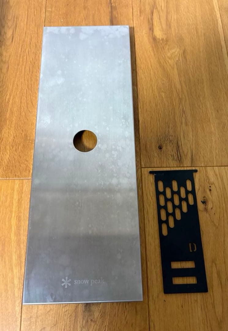 スノーピークIGTフラットバーナー＋ハーフユニット天板＋延長プレート