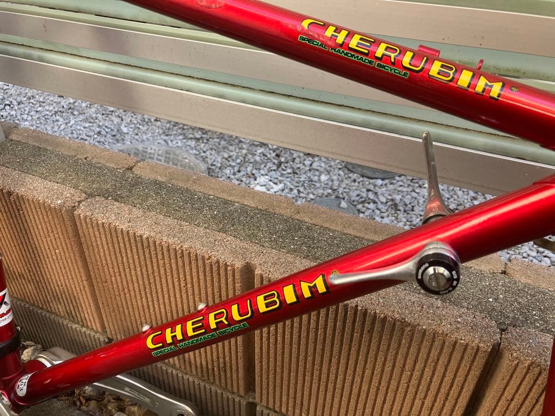 ケルビム　Cherubim レッド　ランドナー　フレーム　付属品あり　値下げ