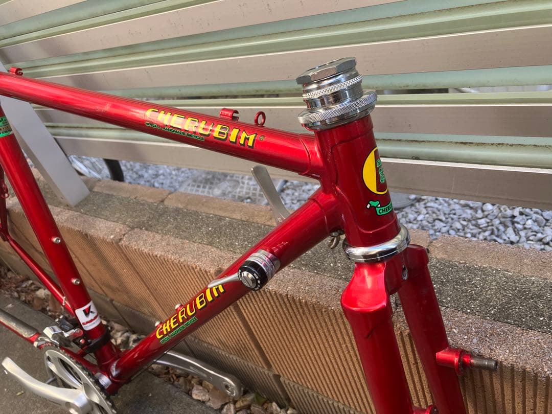 ケルビム　Cherubim レッド　ランドナー　フレーム　付属品あり　値下げ