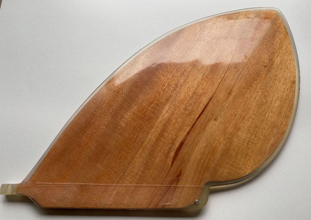 ウッドフィン Dフィン シングルフィン 9インチ ハンドメイド マホガニー 積層
