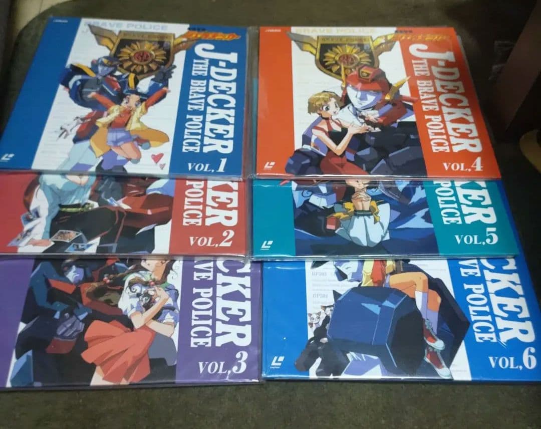 勇者警察ジェイデッカー LD 全6巻セット レーザーディスク