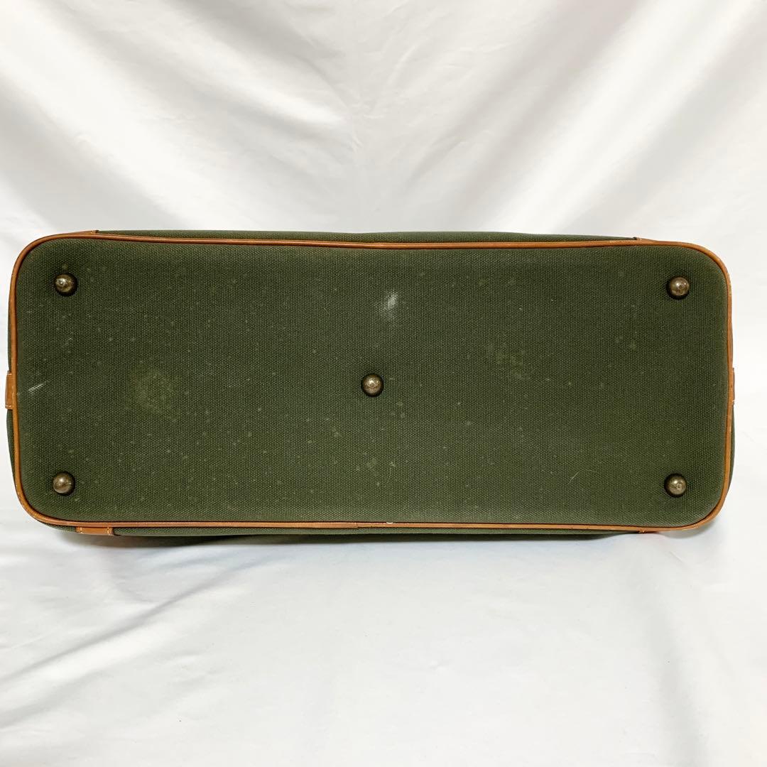 希少美品✨ BURBERRY バーバリー キャンバス ドクターバッグ カーキ