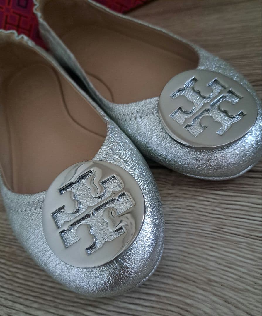 Tory Burch トリーバーチ　バレーシューズ　ポーチ付き　6サイズ