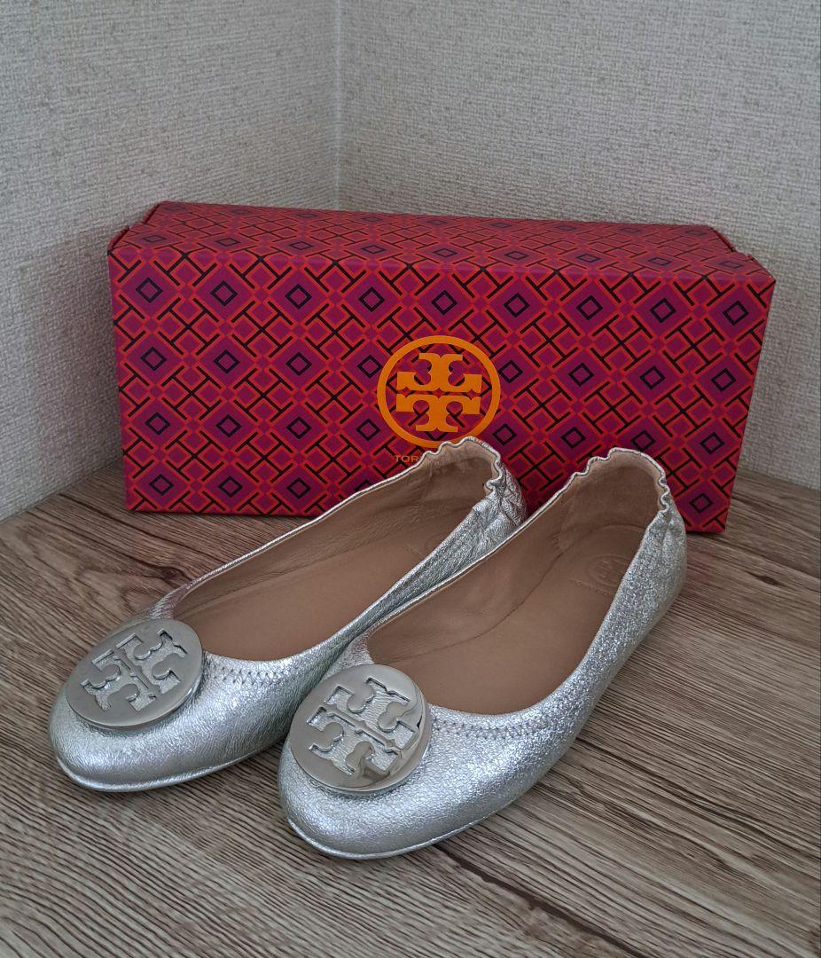 Tory Burch トリーバーチ　バレーシューズ　ポーチ付き　6サイズ