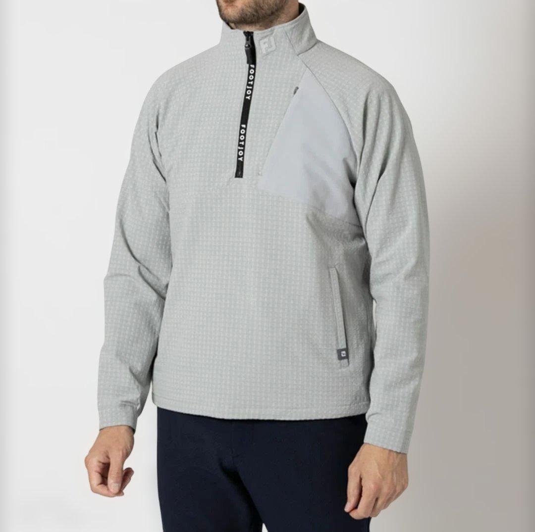 【未使用】FOOTJOY撥水ストレッチ 裏起毛 ハーフジャケット ゴルフウェア