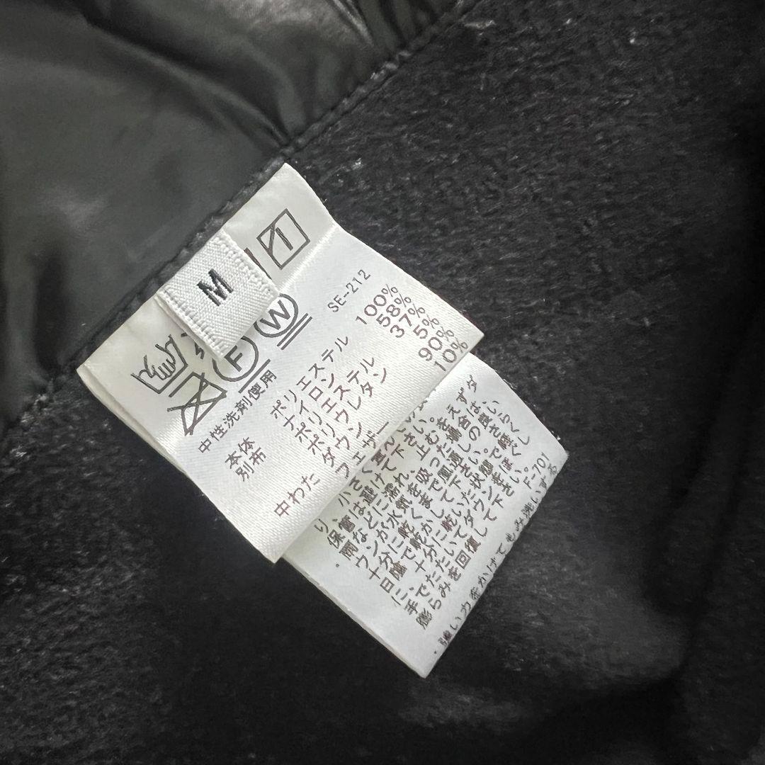 JUN&ROPE ジュンアンドロペ　切替　ダウンジャケット　ゴルフ　中綿　黒系