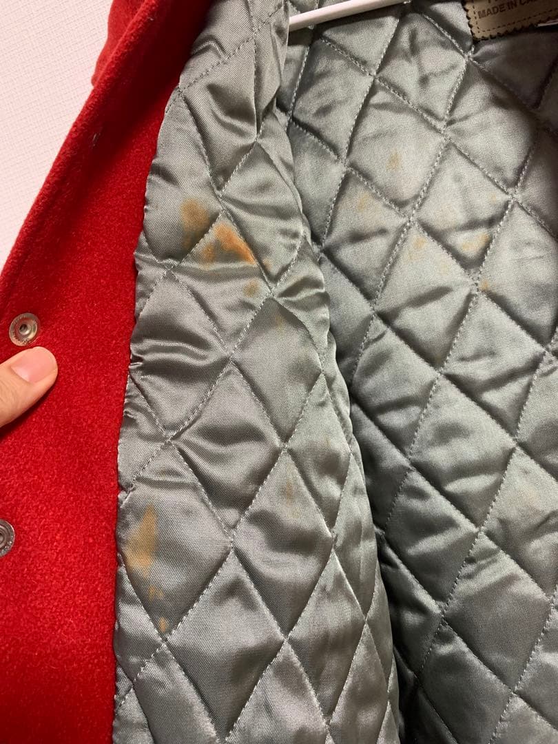 Golden Bear スタジャン XS レッド/ベージュ