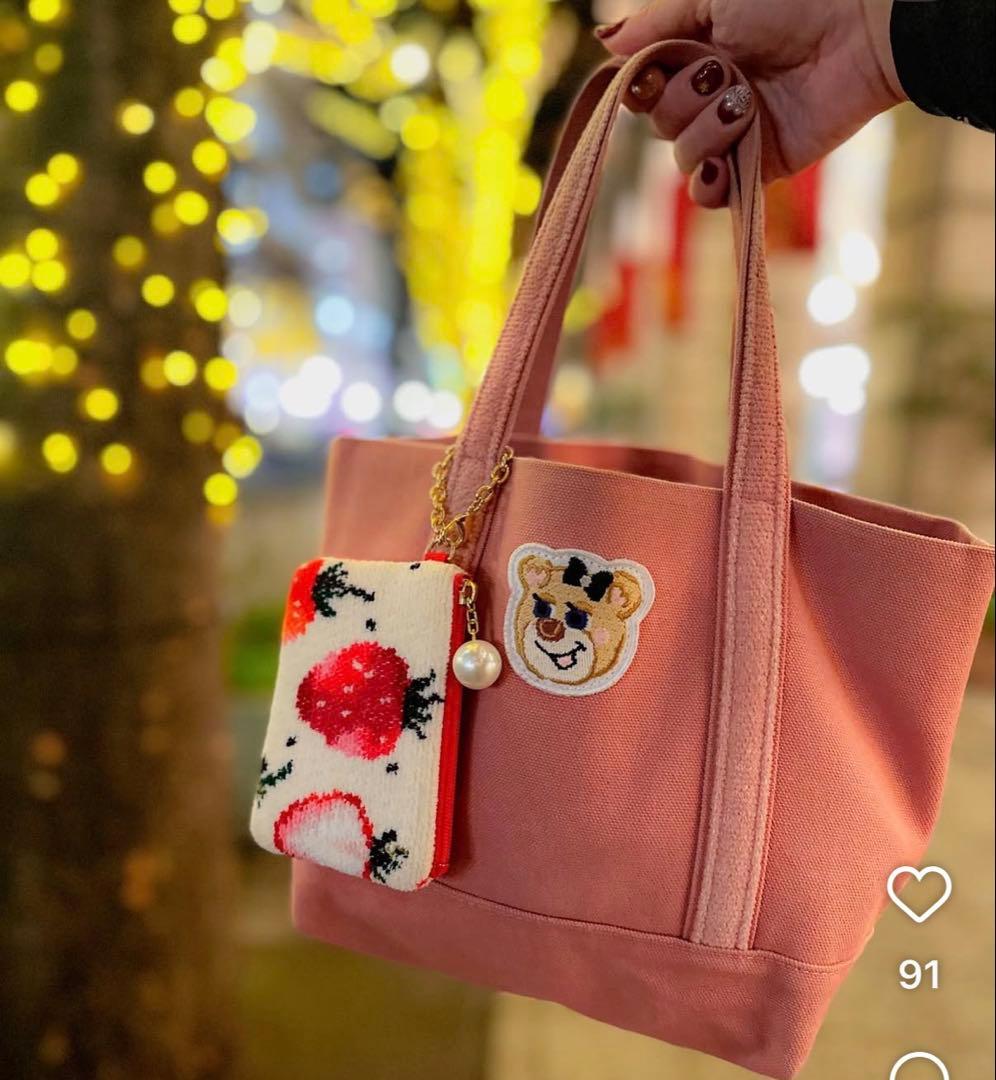 新品　FEILERフェイラー　オールドテディガール　ワッペン　トートバッグ