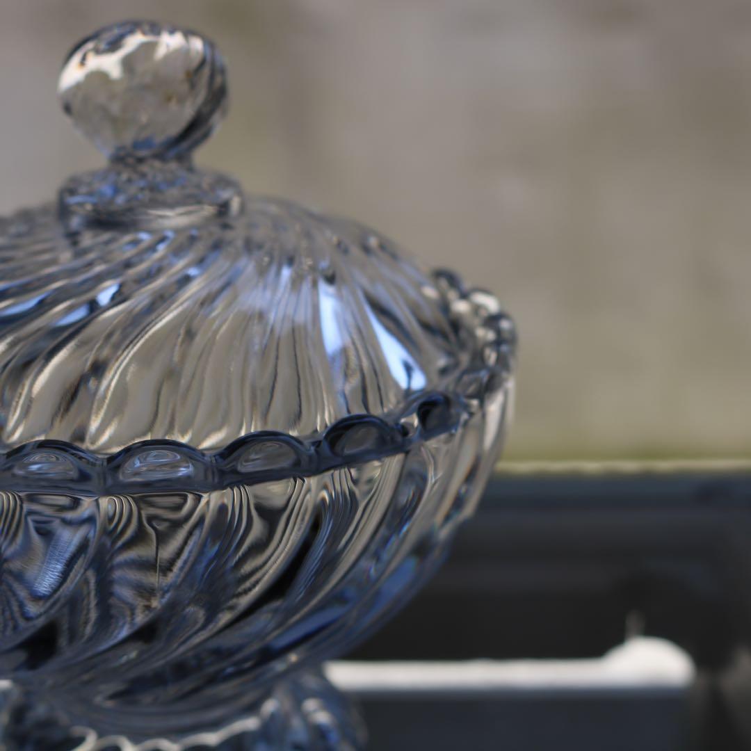 バカラ　BACCARAT　バンブー　蓋物　キャンディポット　ボンボニエール