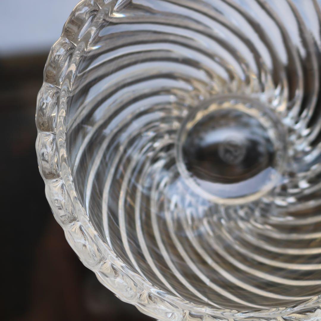 バカラ　BACCARAT　バンブー　蓋物　キャンディポット　ボンボニエール