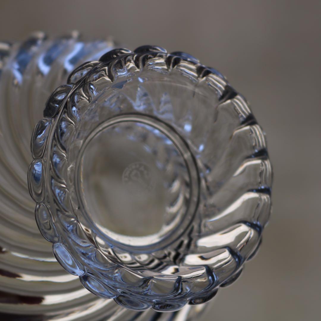 バカラ　BACCARAT　バンブー　蓋物　キャンディポット　ボンボニエール