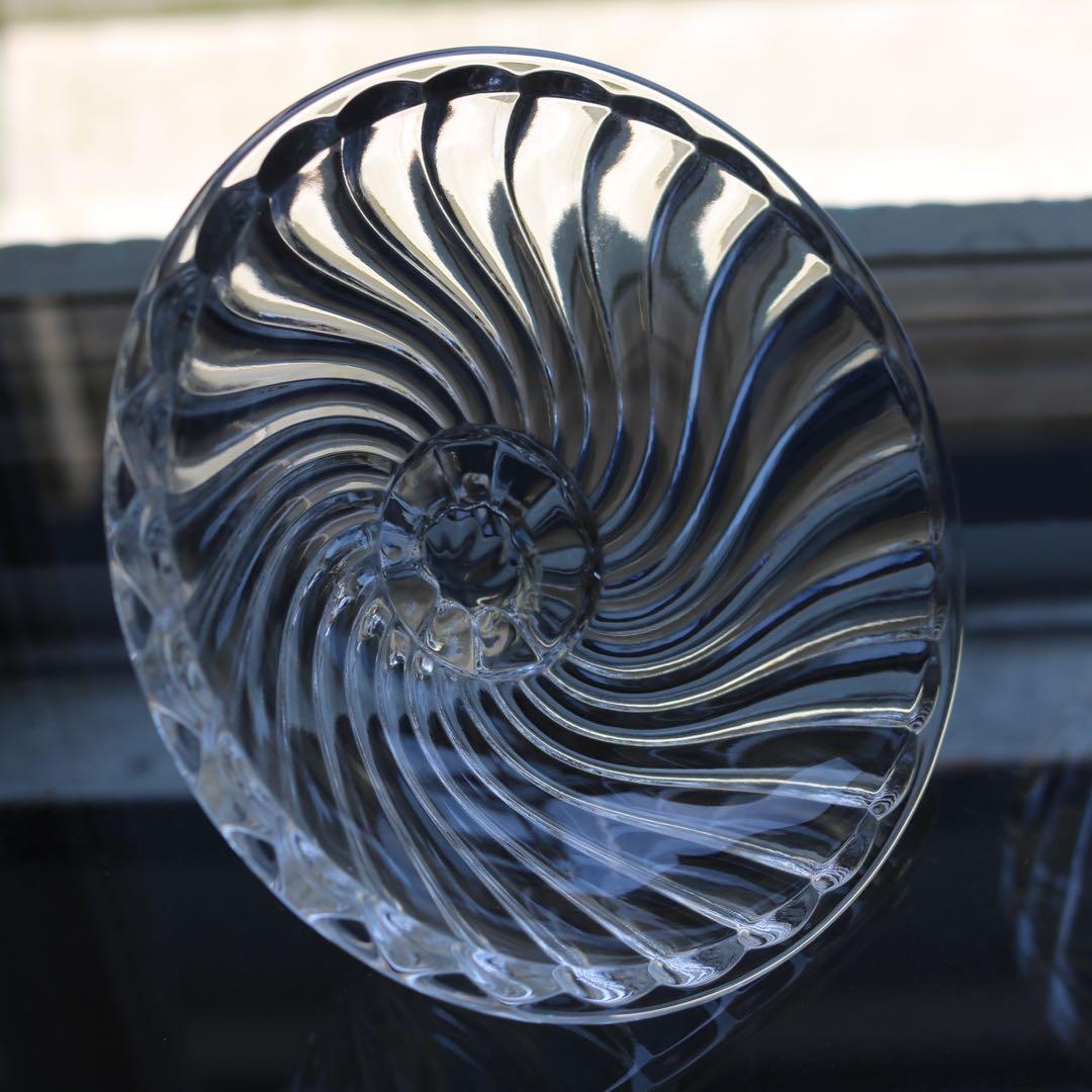 バカラ　BACCARAT　バンブー　蓋物　キャンディポット　ボンボニエール