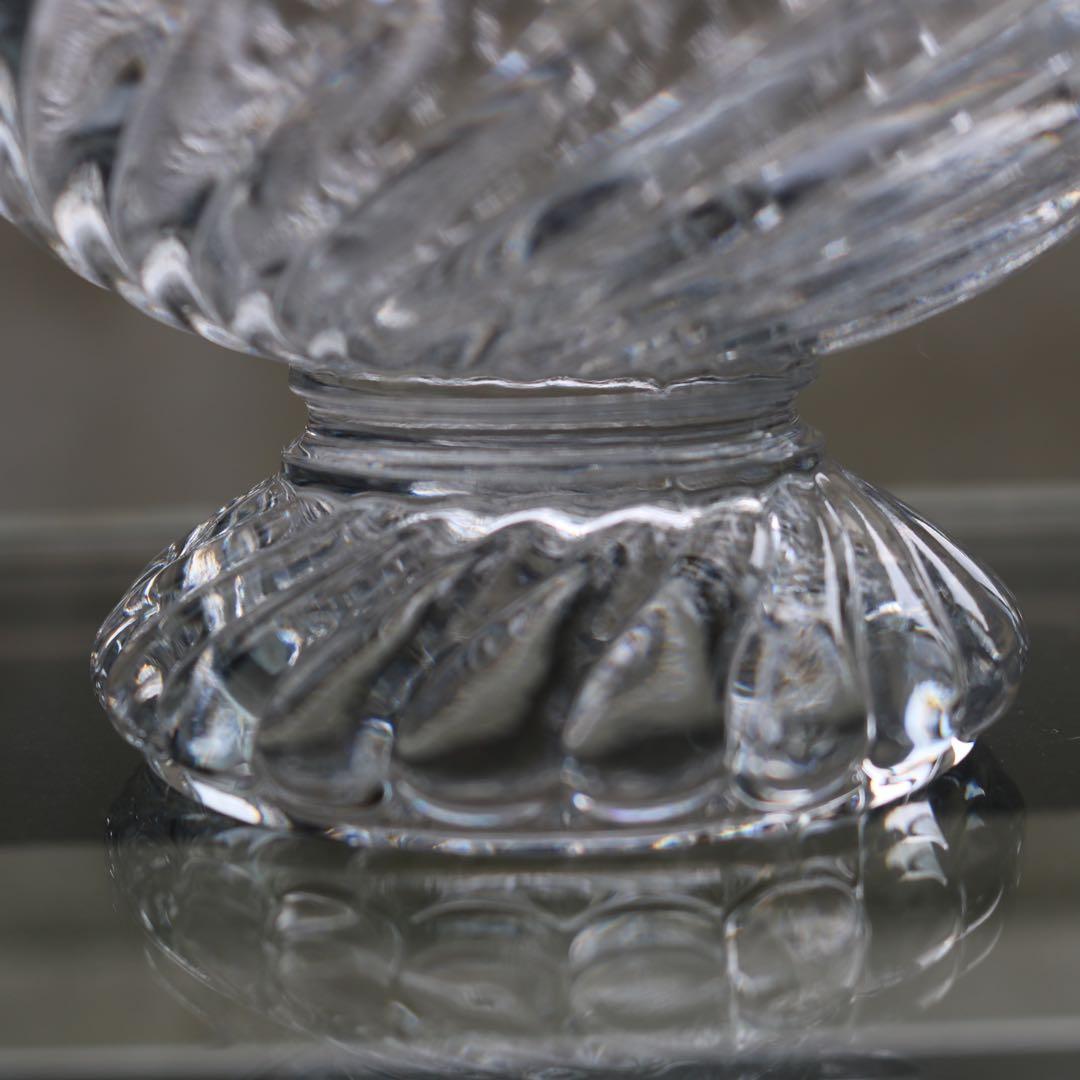 バカラ　BACCARAT　バンブー　蓋物　キャンディポット　ボンボニエール